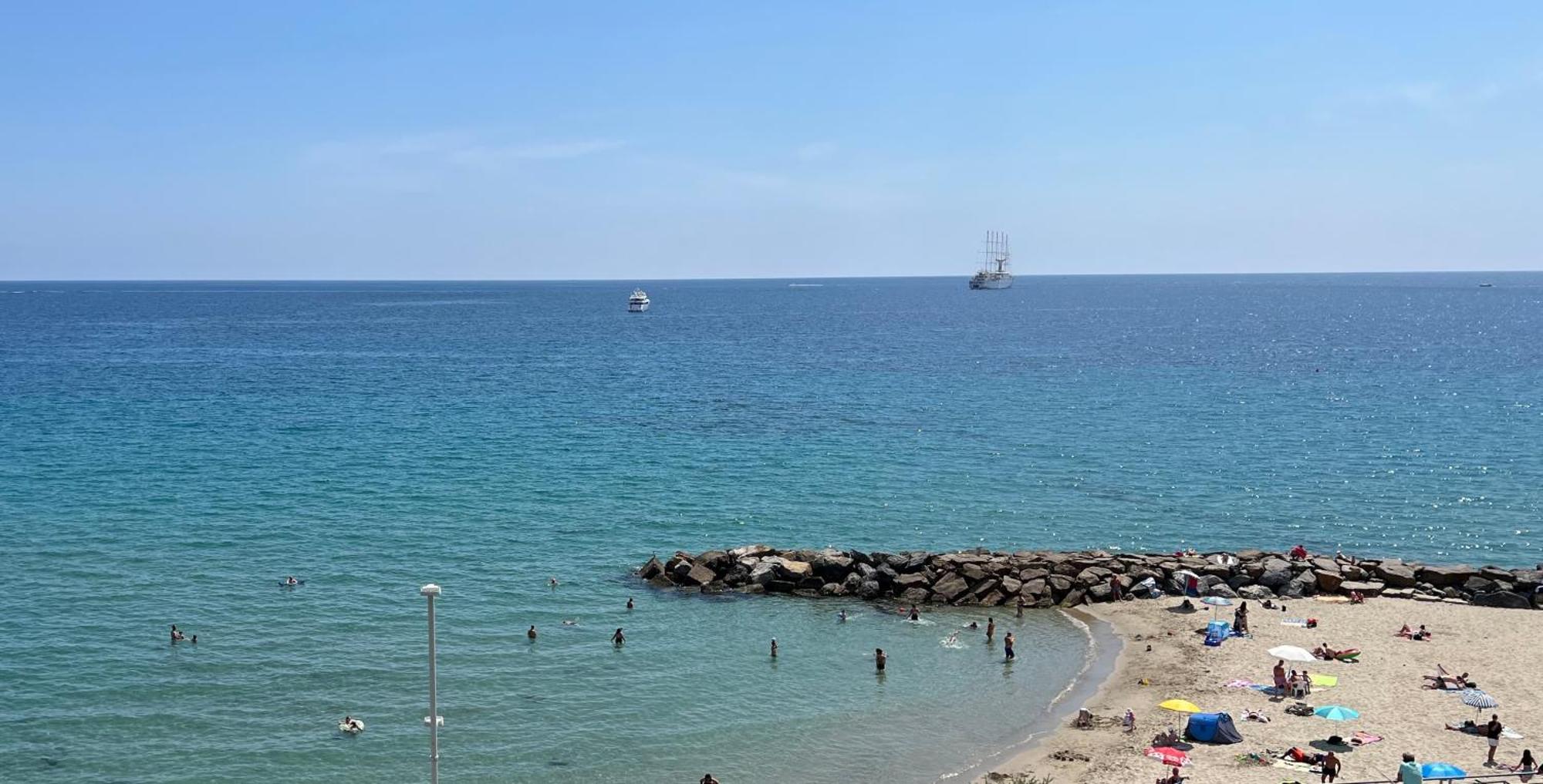 Tre Ponti Beach Apartment - Terrazzo Vista Mare Sanremo Eksteriør bilde